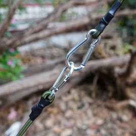 4pcs Bungee Cord with Carabiner Hook Heavy Duty Straps Strong Elastic Rope for Luggage Rack Cargo Camping RV Hand Carts 30cm