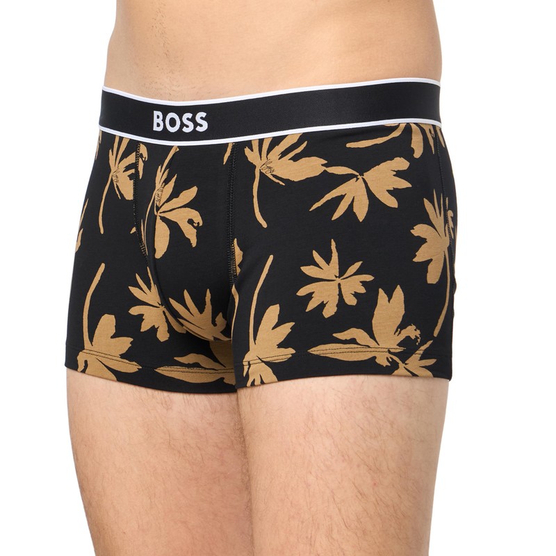 BOSS Bold Logo Patterned Trunk, Carmel Palm Leaf, M