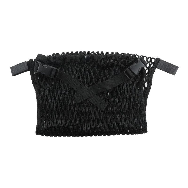 Stroller Mesh Bag Top Button Large Capacity Strap Adjustable Strong