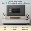 TV Cord Hider & in-Wall Cable Management Kit, Dual Outlet