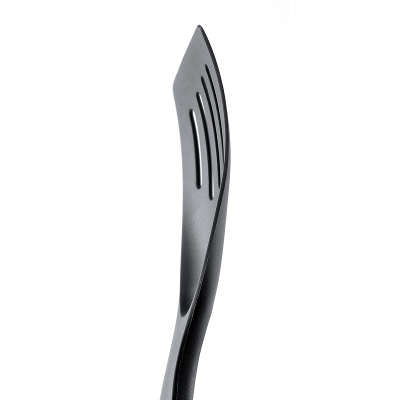 Norpro My FavoriteTM Scoop & Drain Slotted Spatula, Black,One Size