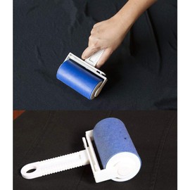 all-around24® Clothes Roller, Lint Roller, Lint Roller, Washable Pet Hair Remover, Blue, Pack of 2