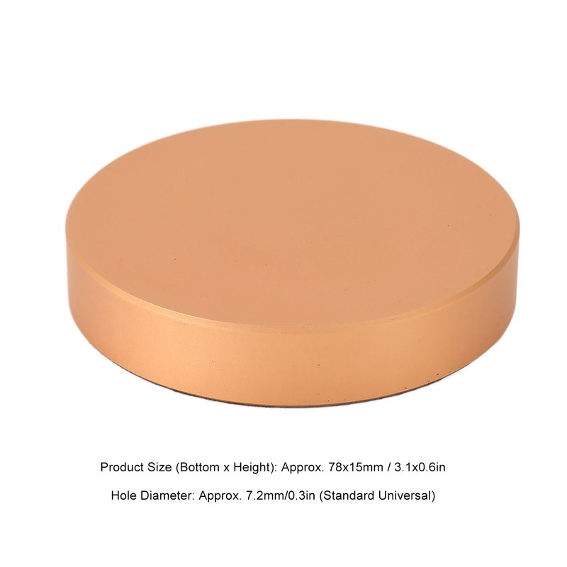 Disc Stabilizer Turntable Part Aluminum Alloy HiFi Record Weight Stabilizer