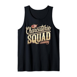 Charcuterie Squad Meat Cheese Board Charcuterie Tank Top