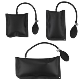 LUUFAN 3 Pack Air Wedge Pump Bag Inflatable Air Bag Car Repair Tool for Leveling Alignment Adjustable Shim Pump up Bag for Home Door Window Installation, 3 Sizes