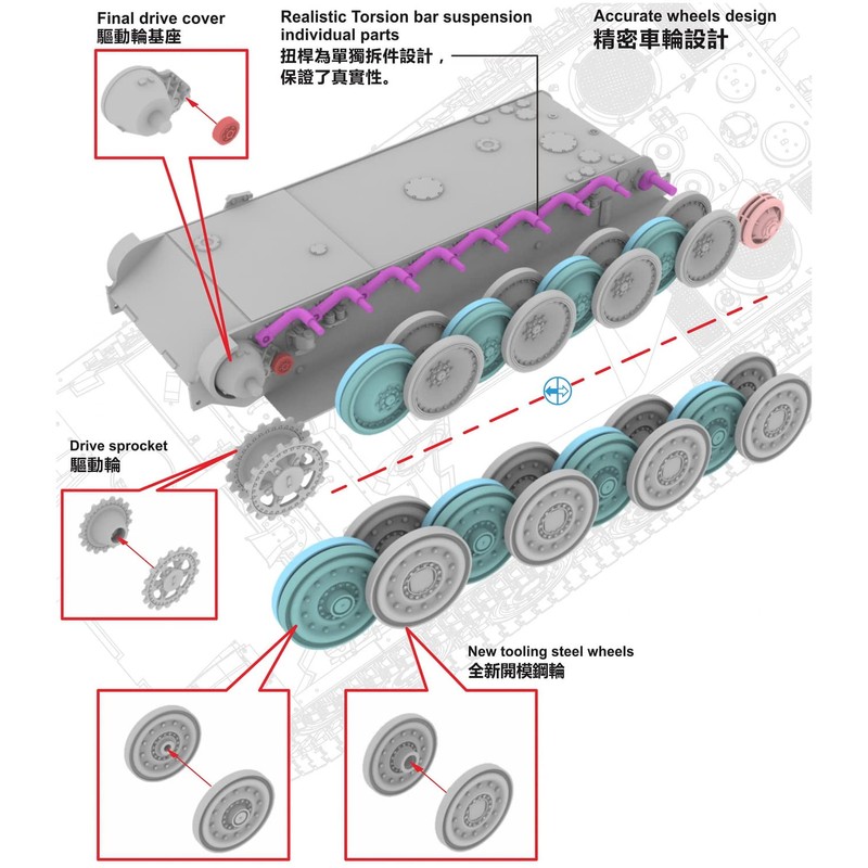 Vespid Model VPM720009 1/72 German Panter G Type Medium Steel