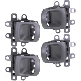 Evan-Fischer Interior Door Handles Set of 4 Front & Rear Driver Passenger Side Left Right
