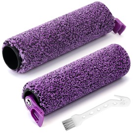 SD201 SD200 SD205 Brush Roller Replacement Parts Compatible with SD200 Series Shark Steam Pickup 3-in-1 Hard Floor Cleaner and Shark Steam Pick up 3-in-1 Steam Mop, 2 Brushroll, 1 Cleaning Brush