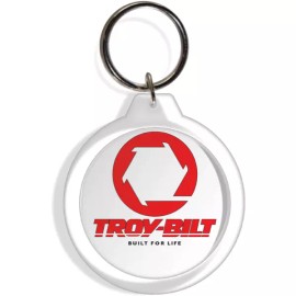 Troy-bilt garden tractor keychain keyring yard lawn mower part holder FOB