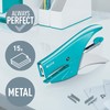 Leitz Rear Loading Metal Stapler 15 fogli Aquamarine