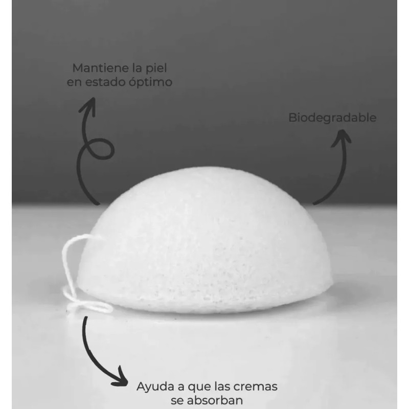 Esponja Facial Konjac Coconut