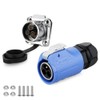 CNLINKO LP-20 Industrial Waterproof Connector IP68 Round Connector Quick Plug