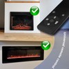 Molgoc Replacement Remote for Electric Fireplace,Compatible with Eueiriup&BOSSIN Recessed and