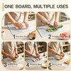 304 Stainless Steel Cutting Board for Kitchen，Dishwasher Safe Metal Chopping