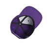 Underground Kulture Plain Flat Peak Snapback Baseball Cap Purple
