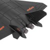 Metal Plane Model Crafted with Stand Accessories Decorative Alloy Metal