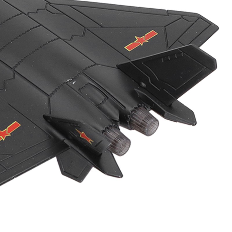 Metal Plane Model Crafted with Stand Accessories Decorative Alloy Metal