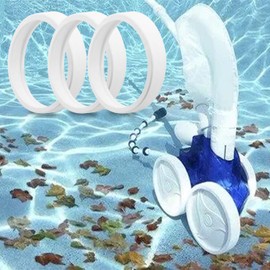 Sporthfish Pool Cleaner All Purpose Tire C10 Wheel Replacement Tires Fits for Polaris Pool Cleaner Modles 280 360 180 380 C-10(G4) 3PC Set 280 Parts Compatible with Polaris Vac-Sweep Equipment