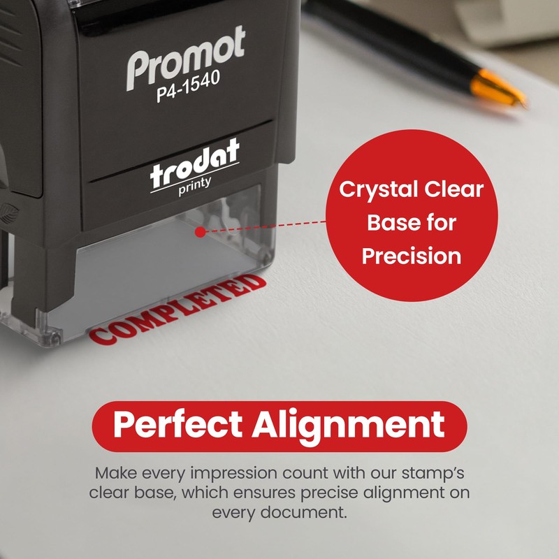 Promot Completed - Self Inking Rubber Stamp - Ink Stamps