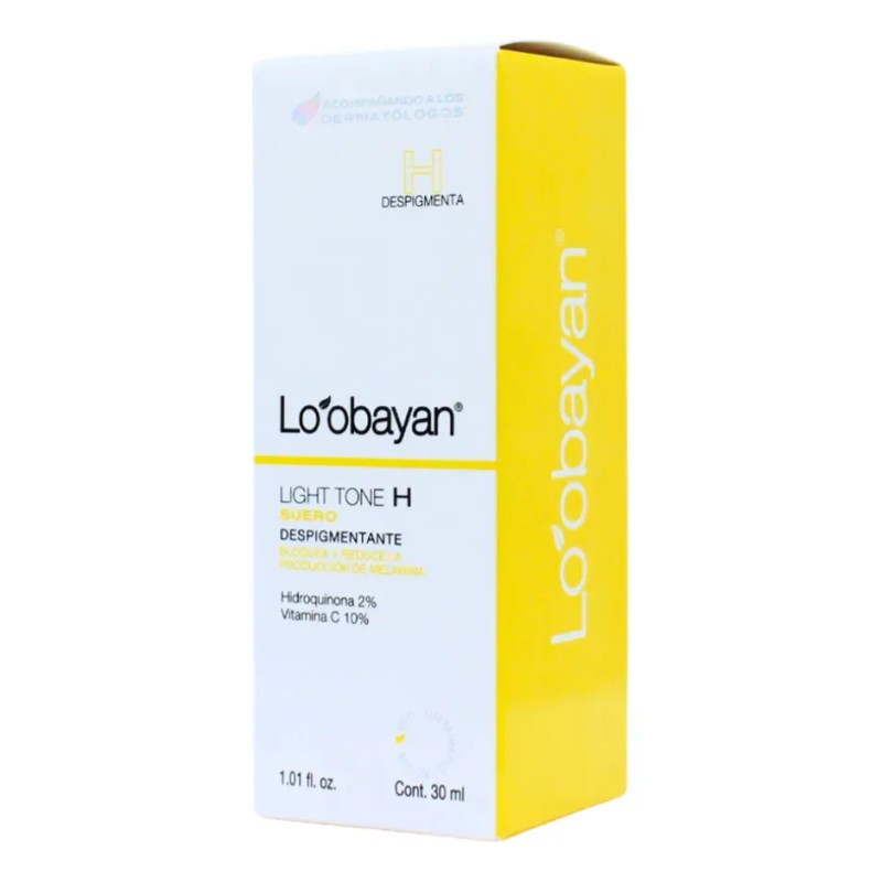 Loobayan Light Tone Suero Despigmentante Manchas Melasma Día Noche Tipo