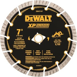 DEWALT DW4714T 7" XP Turbo Seg Diamond Blade