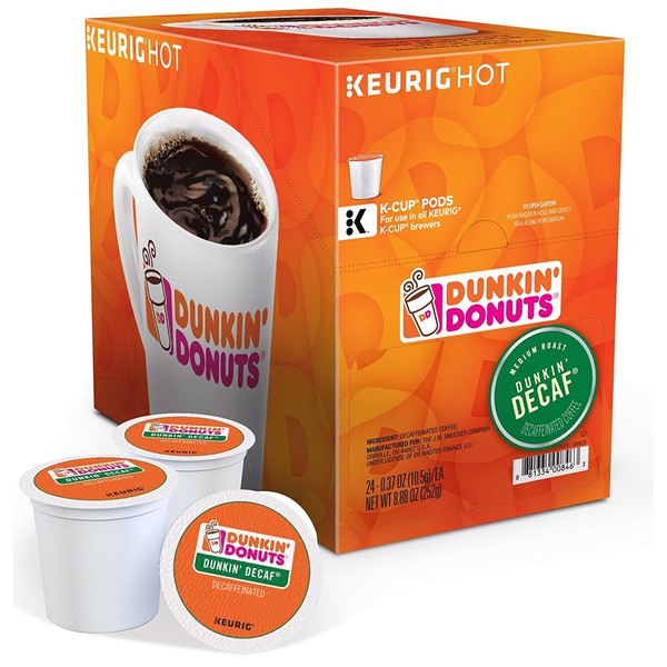 Dunkin Donuts Dunkin Decaf K-Cups (72 Count) with Bonus K-Cups
