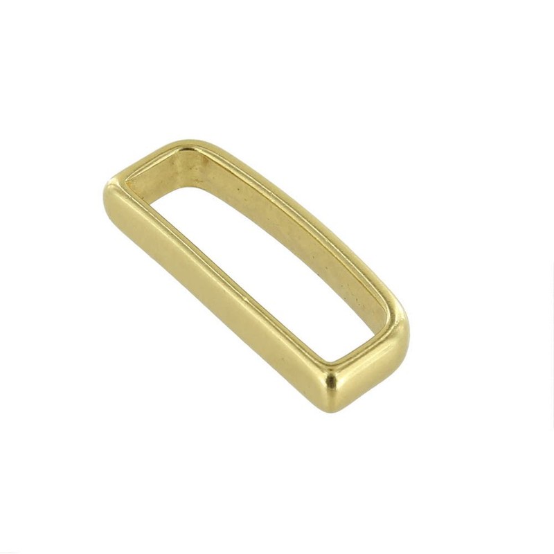 Buckleguy.com B9337 Natural Brass, Belt Loop, Solid Brass-LL, 1 1/4"