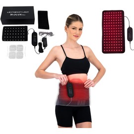 MAX Pad de Terapia de Luz Roja e Infrarroja con Electrodos para Potencializar la Terapia, para Áreas Grandes del Cuerpo.
