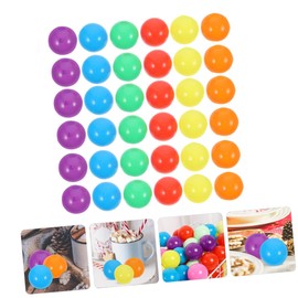 GLEAVI 60pcs Colored Round Capsules Openable Refillable Vending Machine Boxes DIY Craft Storage Containers for Parties Safe Lightweight for Candies