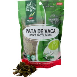 Hanan Peruvian Secrets Cow's foot Loose (Pata de Vaca) Leaf Tea | 100% All-Natural Bauhinia forficata Leaves from Peru | 1.41oz (40g)