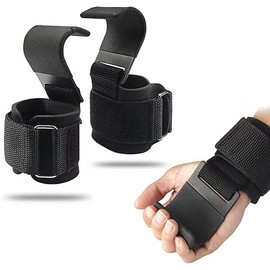 2pc Weight Lifting Hooks Best Heavy Duty Lifting Wrist Straps Deadlift Straps Power Lifting Grips Weightlifting Gym Gloves
