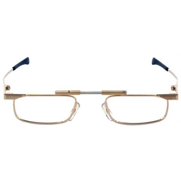 SlimFold Reading Glasses by Kanda of Japan Model 1 Color Gold Strength +2.50