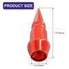 BokWin 4 Pcs 45mm Spike Valve Stem Caps Aluminum Tire