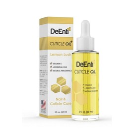 DeEnti Instant Cuticle Remover Gel Professional Softener with 15-Second Removal for Hands, Feet, and Nails Care, 8-Ounce Bottle Salon Quality Manicure and Pedicure Supplies, Cuticle Oil Lemon, 1 Count, 60ml / DeEnti 인스턴트 큐티클 리무버 젤 15초 제거 기능이 있는 전문 유연제 손 발 손톱 관리용 8온스 병 살롱 퀄리티 매니큐어 및 페디큐어 용품, Cuticle Oil Lemon, 1개, 60ml