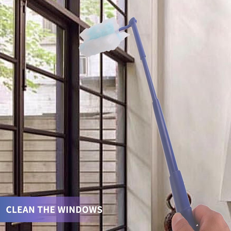 KEUYE Replacement Handles Compatible with Swiffer Duster Refill, Extended Handle,