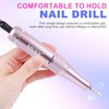 MEKK Nail Drill Professional Electric Nail file Cordless Nail Drill