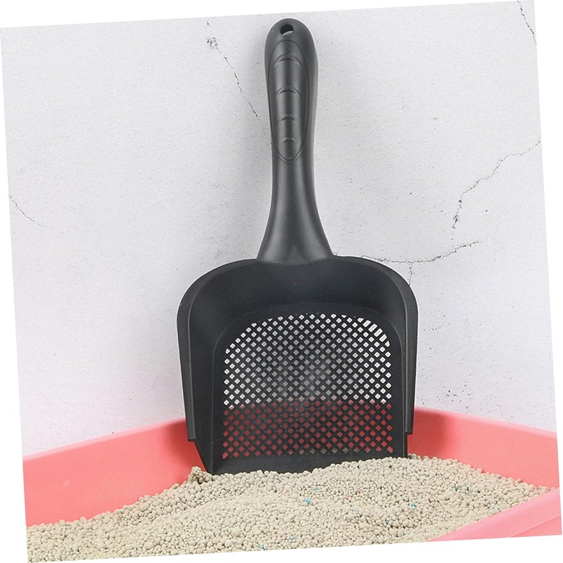 FOMIYES Pala para Arena De Gatos De PláStico Mango CóModo