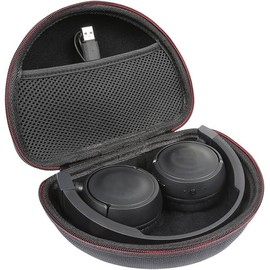 WERICO Eva Hard Case for JBL JR310BT JR300BT JR300 JR310 T600 TUNE660NC T450 T500 T510BT Wireless Bluetooth Earbuds with Headset Headphones (Black)
