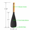 Cooking Spoon for Nonstick Cookwares, VOVOLY Silicone Spoon for Mixing,