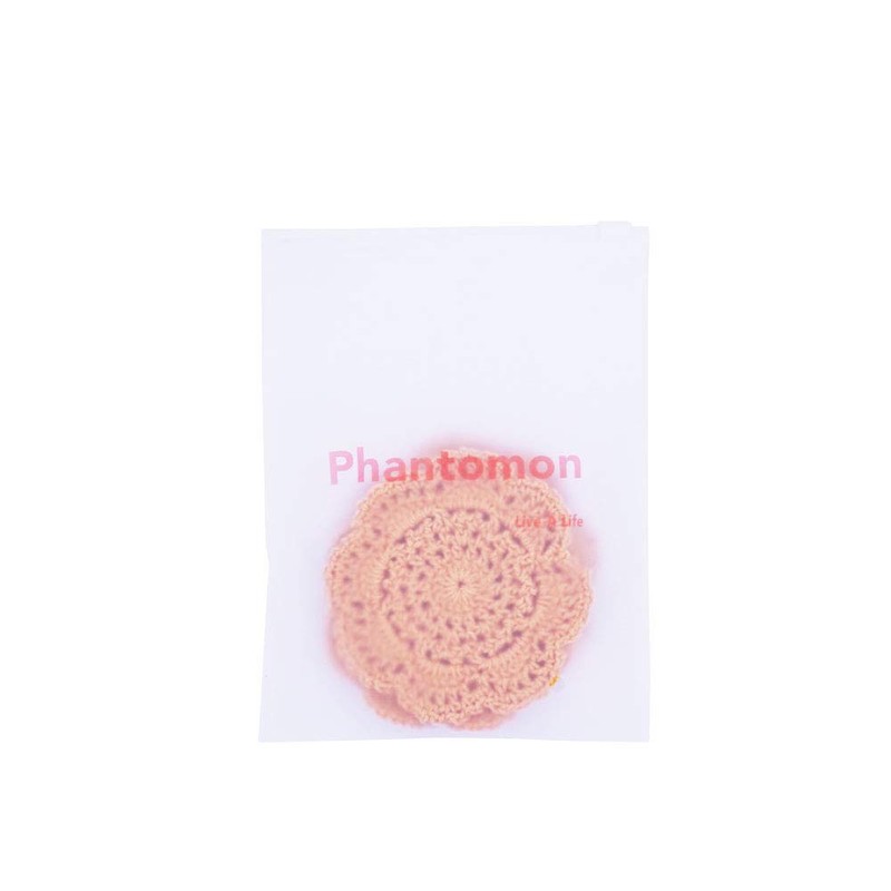 Phantomon Lace Round Crochet Doilies Handmade Coasters, 4-Inch, Pack of