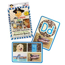PBS Publishing AR Cards XYZ, Augmented Reality Alphabet Flashcards