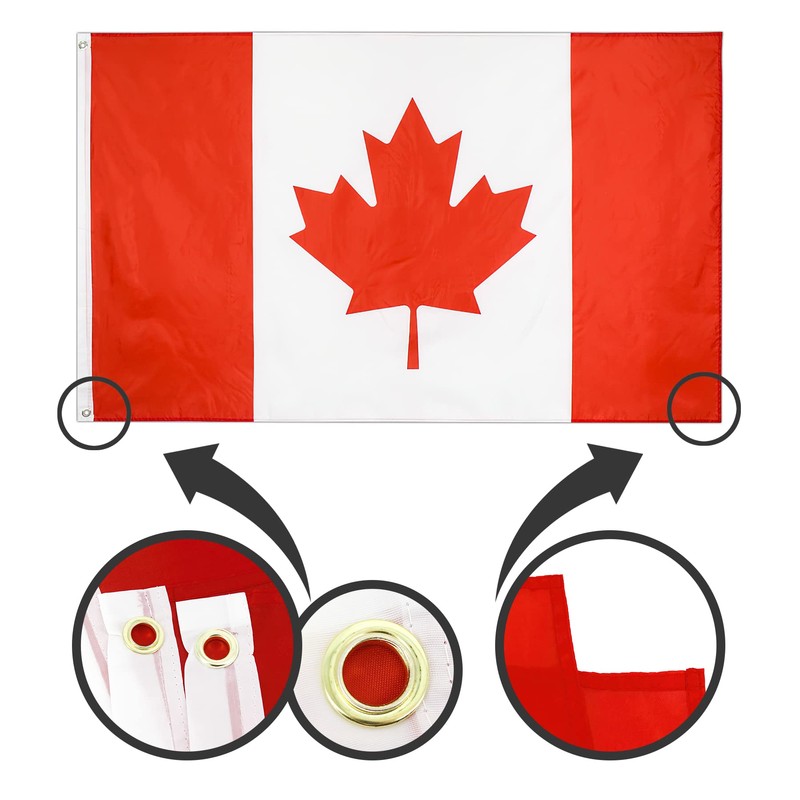 Pack of 2 Canada Flag | Canada Flag | Weatherproof