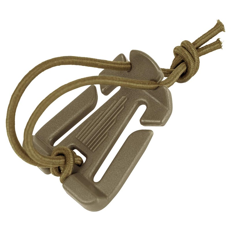 IronSeals 10 Pack Triangle Shape Tactical Gear Clip Backpack Webbing