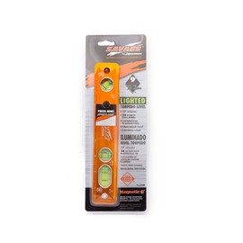 Swanson Tool Co TLL049M Savage Lightning Aluminum Torpedo Magnetic Illuminated Levels, 9", 3 Vials