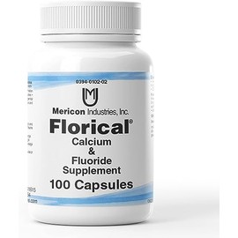 Florical Calcium & Fluoride Supplement Capsules - 100 Capsules, Pack of 6