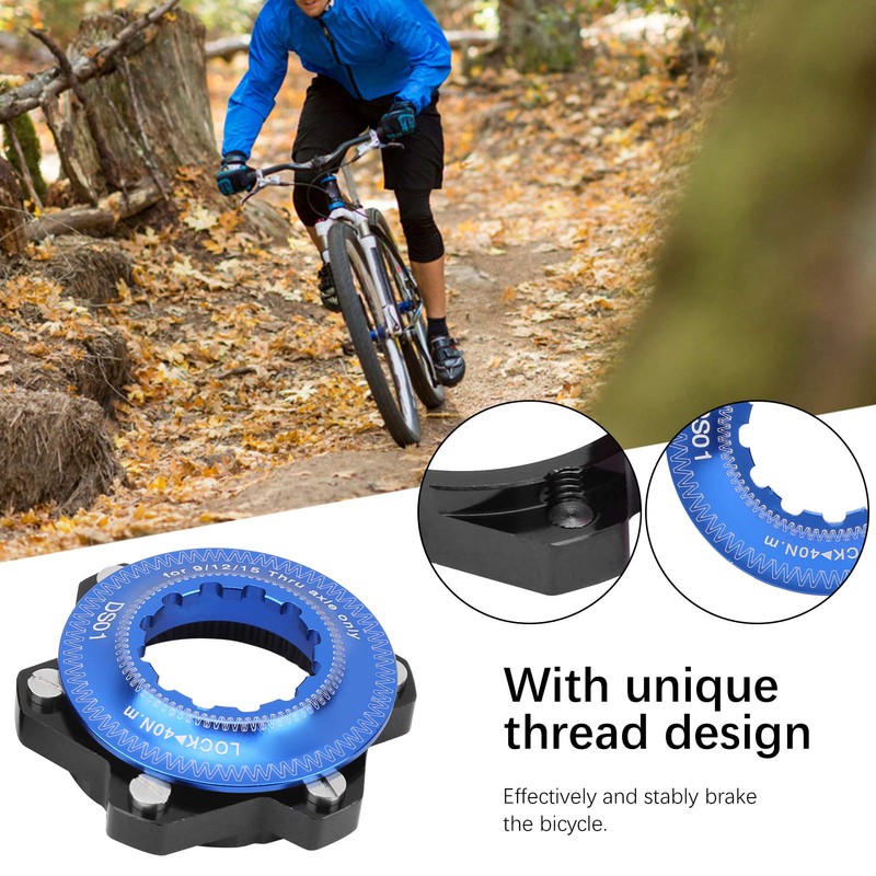 SPYMINNPOO Centerlock Adapter, 6 Hole Centre Lock Ring Adapter, Ultralight