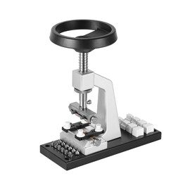 Singcci Bench Watch Opener 5700，with 6 Types of Steel Teeth, 6 Sets of Fixed Molds Watch Case Back Opener for Screwed Oyster Watch Case Opener