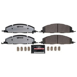 Power Stop Z36-1400 Rear Z36 Truck and Tow Carbon-Fiber Ceramic Brake Pads For 2009 2010 2011 2012 2013 2014 2015 2016 2017 2018 Dodge Ram 2500 3500
