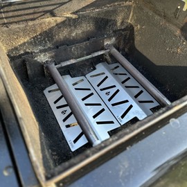 Grillrost.com Das Original Heat Reflectors for Weber Spirit 200 Series - More Heat with Less Gas Consumption