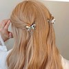TseanYi Boho Butterfly Hair Clips Silver Butterfly Tassel Hair Pins